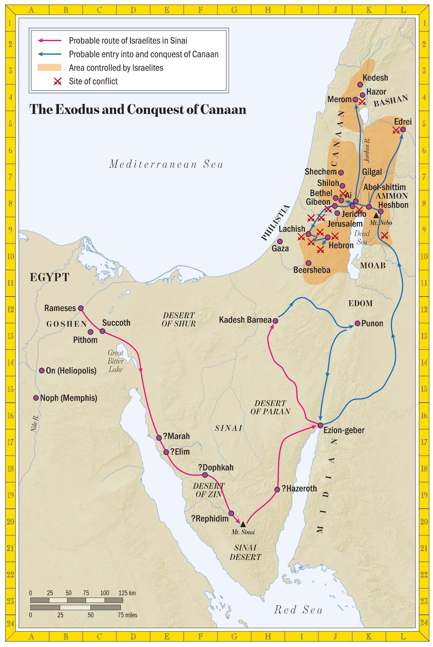 The Exodus and Conquest of Canaan