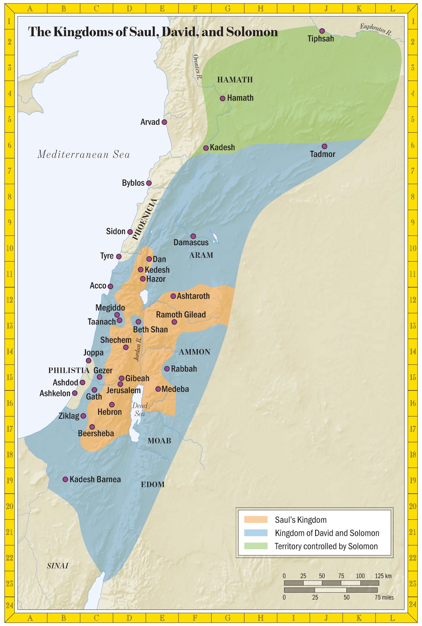 The Kingdoms of Saul, David, and Solomon