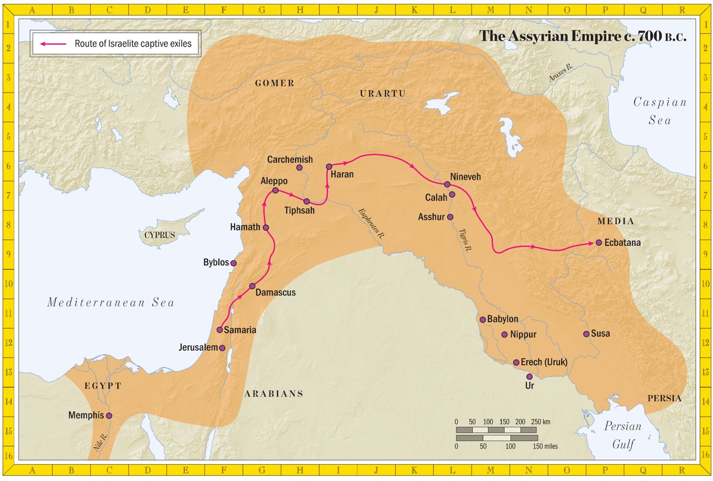 The Assyrian Empire (c. 700 BC)