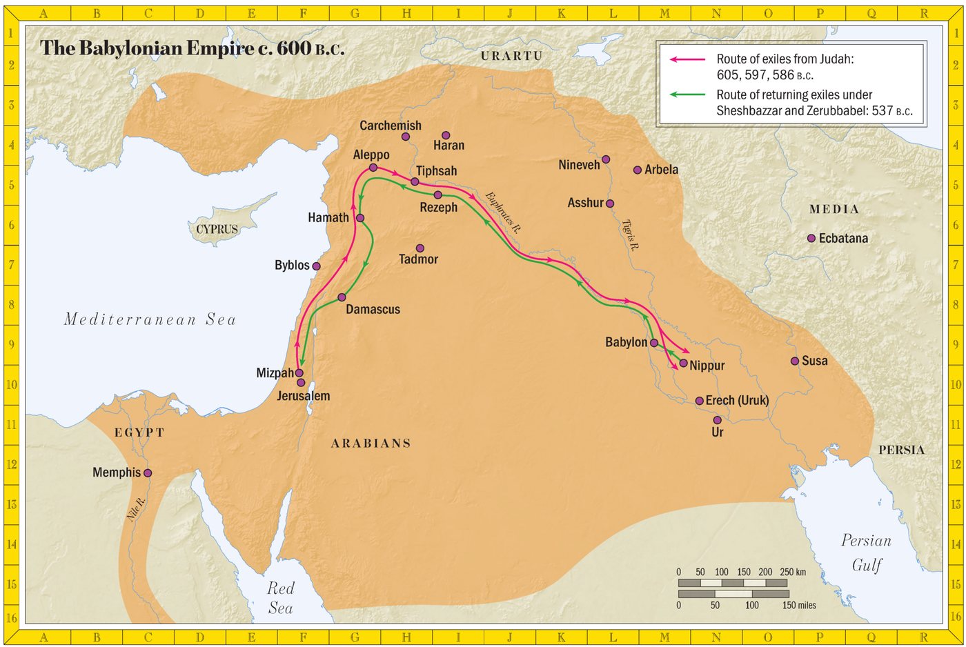 The Babylonian Empire (c. 600 BC)