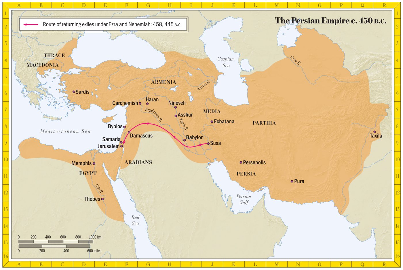 The Persian Empire (c. 450 BC)