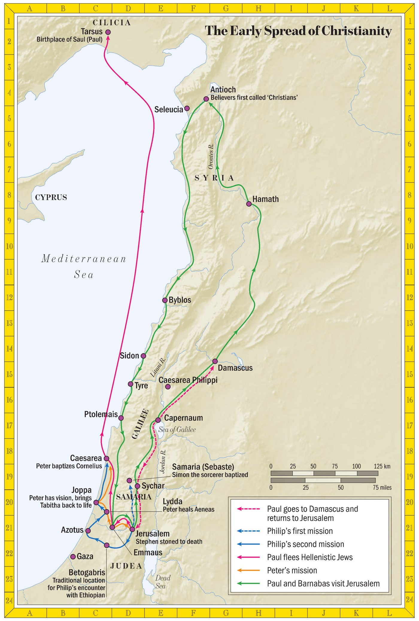 The Early Spread of Christianity