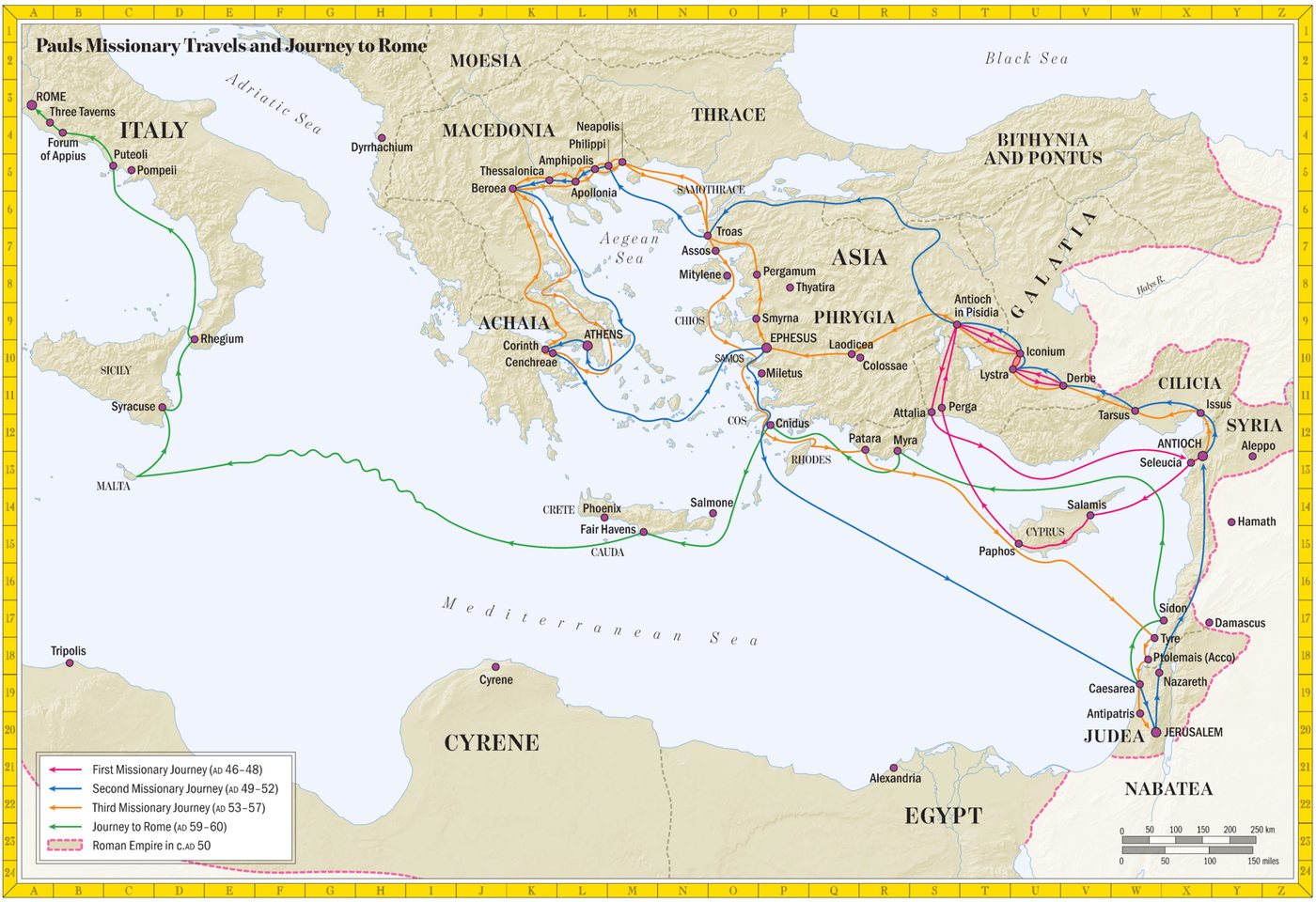 Paul’s Missionary Journeys